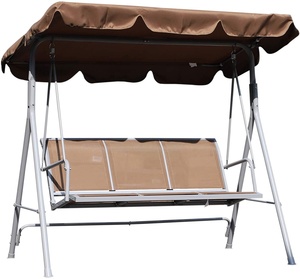Water Resistant Frame Seat Canopy Patio <strong>Swing</strong> Chair 3-Person Seat Lounge Outdoor <strong>Garden</strong> <strong>Bench</strong> <strong>Swing</strong> - Product Image 1