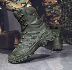 DF0726 AS33 ESDY UZMK Outdoor Camping Training <b>Hiking</b> Tactical <b>Boots</b> Black Green Khaki Camouflage Colors - Product Image 3
