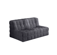 Canapé sectionnel moderne en tissu, deux places, inclinable, pour petit appartement, salon