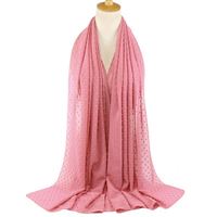 Voile Hijab Personnalisé Premium en Jersey, Bandana Palestine, Turban en Georgette, Châle avec Tissu Jacquard pour Musulmanes