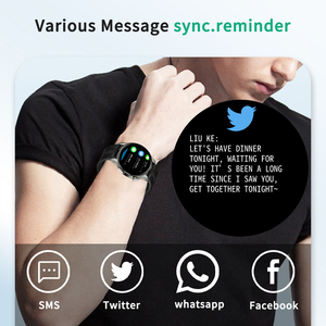 Reloj inteligente LC302, nuevo accesorio de pulsera resistente al agua con pantalla HD, monitor de frecuencia cardíaca, oxígeno en sangre y temperatura, multiesfera corona giratoria, BT - Product Image 6