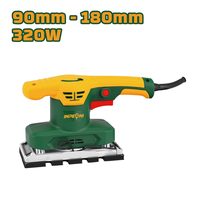 Lijadora Orbital Rectangular IMPEGNI 320W 90x180mm, Tipo Abrazadera, Lijadora Eléctrica para Láminas, Máquina de Pulir y Lijar Madera para Trabajos de Carpintería
