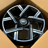 Jantes forgées Roc Custom 21 pouces, noir brillant avec face usinée, 5x112, pour Rolls Royce Cullinan