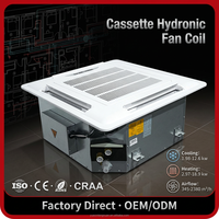 Ventilateur à eau glacée haut de gamme OEM commercial Cassette encastrée au plafond Fcu Fan Coil Unités avec CE