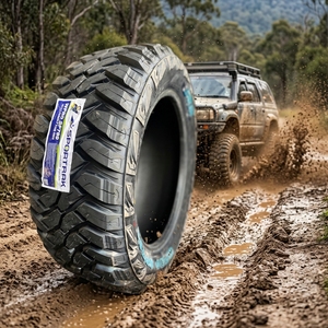 Neumático Nereus Firemax Invovic 265/75R17 Sin Cámara, Todoterreno, Radial, para Barro y <span class=keywords><strong>Nieve</strong></span>, Nuevo, Repuesto para 4X4, 16-20 Pulgadas, Tecnología Alemana, DOT ECE - Product Image 1