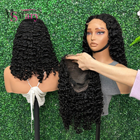 SDD Cheveux Humains Vierges Vendeur Double Dessiné 4*4 Lace Perruque Pixie Bouclés Original Brut Vietnamien Cheveux Humains 13*4 HD Lace Front Perruques
