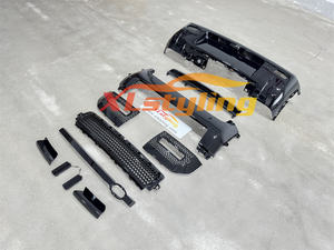 Kit carrosserie pour <span class=keywords><strong>Land</strong></span> <span class=keywords><strong>Rover</strong></span> Defender 2020 L663 90 110, conversion de voiture, mise à niveau du pare-chocs avant et arrière, pack noir - Product Image 2