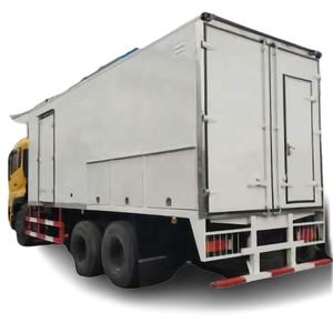 รถบรรทุกห้องเย็น dfac 6x4 LHD 1Suzu 15T 5C 20C การควบคุมคู่เทอร์โมคิงตู้คอนเทนเนอร์ห้องเย็นรถบรรทุก - Product Image 4