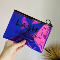 Pochette à fermeture éclair coulissante en PVC noir givré, imperméable et recyclable, personnalisée pour chaussures, vêtements et chaussettes, emballage plastique, sac à fermeture éclair