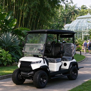 4 Passenger Luxury Sightseeing Golf Cart, Electric Tour Vehicle For Nature Scenic <b>Spots</b> - Product Image 1