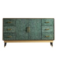 Armoire à dîner en bois massif de luxe américain, armoire de salon moderne, casiers de rangement de chambre à coucher