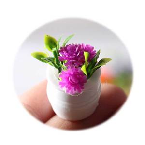 10 Piezas de Flores en Miniatura de Resina para Casa de Muñecas, Mini Flores Artificiales en Maceta, Pequeñas Flores para Jardín de Hadas, Plantas para Jardín de Casa de Muñecas - Product Image 5