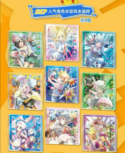 DongZhuShe Briques de <span class=keywords><strong>cristal</strong></span> Pokémon 50 boîtes, cartes à collectionner Pikachu, boîte mystère pour cadeaux d'enfants - Product Image 6
