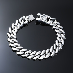 2026 Hot Selling Personalized Simple Alloy Geometric Chain <b>Bracelet</b> Hiphop Punk Style Men's Charm <b>Bracelets</b> Wholesale Jewelry - Product Image 2