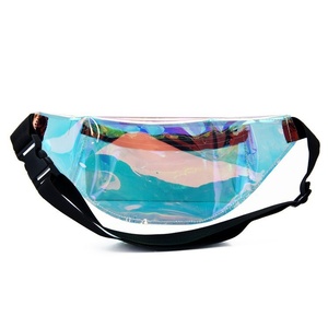 Borsa a Tracolla Trasparente Multicolore per <span class=keywords><strong>Donna</strong></span>, Marsupio Personalizzato con Effetto Laser, Borsa da Petto alla Moda - Product Image 4