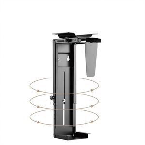 Adjustable Metal Under <b>Desk</b> CPU Stand <b>Computer</b> CPU Holder and Mount in Stock - Product Image 3