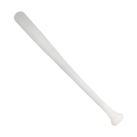 Gobelet de bière en plastique de 600 ml (24 oz) en forme de bâton de baseball, avec logo personnalisé, paille intégrée, gobelet fantaisie pour stade de baseball, bar, fête