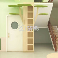 Estantería en forma de árbol Moetry para niños, Biblioteca inspirada en Montessori, librería para guardería preescolar y espacios de lectura de jardín de infantes