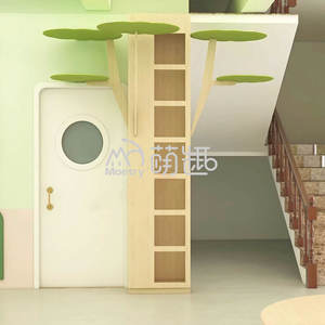 Estantería <span class=keywords><strong>en</strong></span> <span class=keywords><strong>forma</strong></span> <span class=keywords><strong>de</strong></span> árbol Moetry para niños, Biblioteca inspirada <span class=keywords><strong>en</strong></span> Montessori, librería para guardería preescolar y espacios <span class=keywords><strong>de</strong></span> lectura <span class=keywords><strong>de</strong></span> jardín <span class=keywords><strong>de</strong></span> infantes - Product Image 3