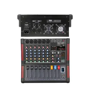 Professional sound 6 kanal controller lautsprecher player audio digital verstärker usb set dj virtuelle ausrüstung dj mixer