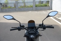 Long Range Electric Motorcycle 72V Dual 35Ah Battery 100KM Range 4600W Peak Adult Commuter Electric Motorbike