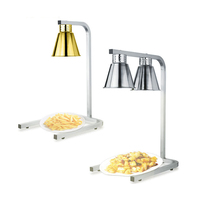 Lampu Pemanas Makanan Teleskopik Fleksibel Komersial, Lampu Panas Dapur Elektrik Warna-warni, Lampu Pemanas Makanan Buffet Gantung