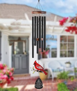Campana de Viento de Aluminio con Diseño de Colibrí, Campana Conmemorativa de Metal, Adorno Colgante para Hogar, Balcón, Jardín, Exterior - Product Image 6