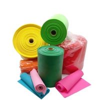 Banda de resistencia al estiramiento para ejercicio de látex, Rollo Theraband para fisioterapia