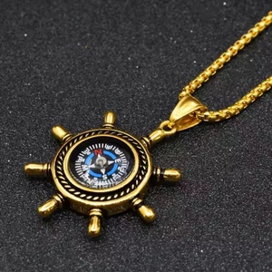 Fabricant OEM de bijoux, logo personnalisé, nom, nouveau collier pendentif personnalisé en argent plaqué or 18 carats, acier inoxydable 316 - Product Image 6