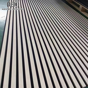 แผ่นผนัง<span class=keywords><strong>ไม้</strong></span><span class=keywords><strong>ระแนง</strong></span>อะคูสติกกันเสียง MASTER ACOUSTIC รุ่นโมเดิร์น หนา 21 มม. สำหรับใช้ในสำนักงาน - Product Image 1