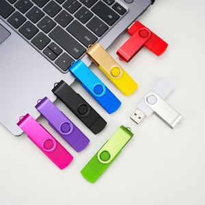 Memoria USB Metálica con Clip Giratorio, Diseño Compacto y Portátil, 16GB, Regalo Empresarial, Pendrive Giratorio, Logotipo Personalizado - Product Image 3