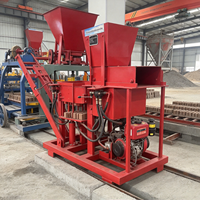 Machine à Briques Hydraulique Diesel pour Chantier Temporaire, Dispositif de Fabrication de Briques en Argile Diesel Hydraulique, Vente Chaude