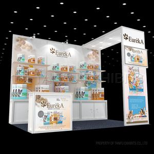 דוכן תערוכת אלומיניום בהתאמה אישית עם מבנה מודולרי עבור קניונים למכירה - Product Image 6