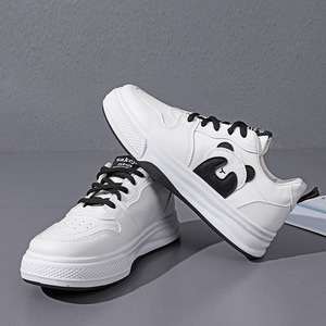 Baskets d'hiver pour femmes 2025 – Nouveau style à motif écossais, lacets avant, simples, polyvalentes, blanches, décontractées, à semelle épaisse et légères - Product Image 3