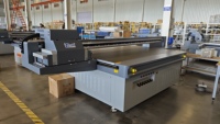 Mesin Printer UV Flatbed Multifungsi LED untuk Akrilik, Kaca, Kayu, Logam, Ukuran 4 X 8