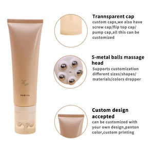 Leere Kopfhaut massage Hautpflege Creme <span class=keywords><strong>tube</strong></span> Verpackung mit Kopf massage Applikator mit Metall 5 Ball tragbare Körper massage <span class=keywords><strong>Tube</strong></span> - Product Image 5
