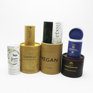 High quality custom kraft paper tubes tea packaging boxes gift cylinder tube box for tea and cosmetics PT-20S