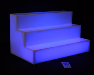 TOYIN Trưng Bày Kệ Trưng Bày Chai Nhựa <span class=keywords><strong>Acrylic</strong></span> Phát Sáng <span class=keywords><strong>3</strong></span> Bậc Đèn LED Theo Yêu Cầu - Product Image 4