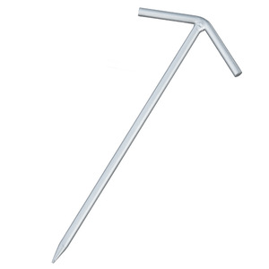 Estaca de tienda de campaña, clavo de suelo para fijar toldos, estaca de tienda Ding, clavo de suelo, estaca para playa, camping, exterior, resistente al viento - Product Image 1