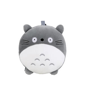 Unisex 2-in-1 Office Nap Kopfkissen Multifunktion ales Cartoon Plüsch tier mit PP Baumwolle Augen maske Mini Throw für Kinder Großhandel - Product Image 1