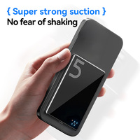 En stock, la plus fine, batterie externe sans fil magnétique 6,9 mm 5000 mAh, charge rapide PD3.0 et prise en charge de la charge de deux appareils