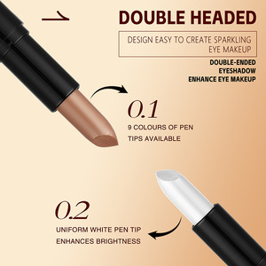 OCHEAL Lápiz Delineador de Ojos de Doble Punta, Iluminador Natural, Resistente al Agua y al Sudor, Acabado Perlado de Larga Duración, Lápiz de Contorno - Product Image 4
