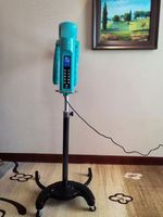 Pengering Rambut Salon Berputar 360 Derajat, Pengering Rambut Berdiri untuk Barbershop