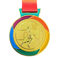 Médaille commémorative de marathon personnalisée en gros, design créatif, pour événement sportif, avec peinture cuite, impression UV, conception portable
