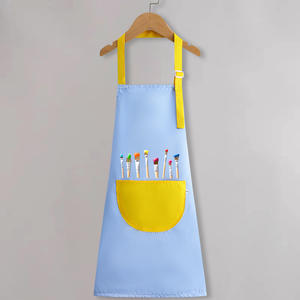 <span class=keywords><strong>Delantal</strong></span> de dibujo a prueba de agua personalizado a la moda para niños, <span class=keywords><strong>delantal</strong></span> de pintura para estudio antiincrustante para niños con bolsillo - Product Image 4