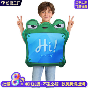 Manyusha Lilypad <b>Frog</b> Costume Kids Halloween Cosplay Toy Story Outfit Printed Cartoon <b>Suit</b> Spring 2026 - Product Image 5