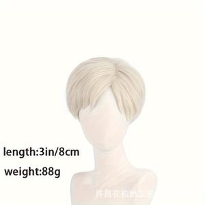 วิกผมผู้ชายแบรนด์ในประเทศ ทรงบ๊อบสั้น มีหน้าม้า รุ่น 22H60 วิกผมทนความร้อนสูง พร้อมอุปกรณ์จัดแต่งทรงผม รุ่น DM247 - Product Image 5