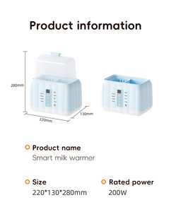 Calentador de Leche Multifuncional con Temperatura Constante, Calentamiento Automático para Biberones con Pantalla LCD - Product Image 6