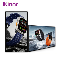 Panel LCD Digital Signage 43 inci untuk Pemasangan di Dinding, Pemutar Media Iklan, Layar Sambutan Toko Ritel, Kecerahan Tinggi, IP65, Layar Sentuh