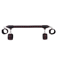 Accessoires SM : Menottes en cuir en forme de cœur, Ensemble de bondage avec barre droite, Barre de séparation des jambes, Dispositif de tortion, Remplacement capillaire, Produits SM